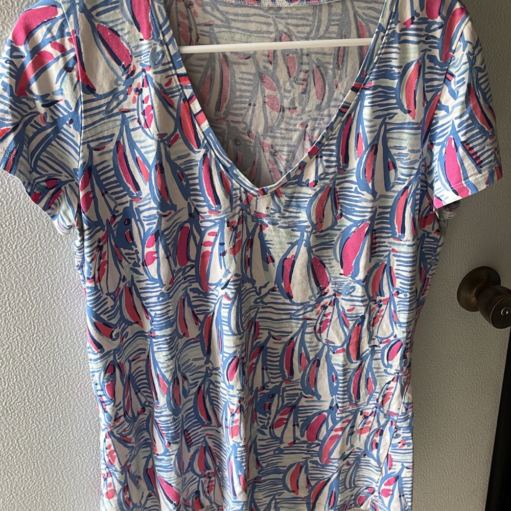lilly pulitzer v neck top